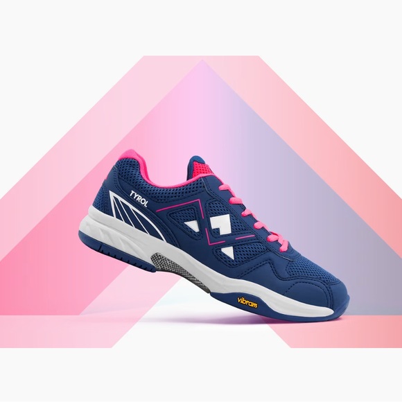 New Tyrol Women's Volley V Pickleball Shoe Navy/Pink - Picture 16 of 16